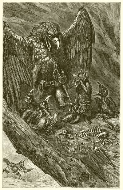 Örnen och räven av Ernest Henry Griset