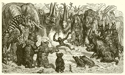 Räven och apan av Ernest Henry Griset