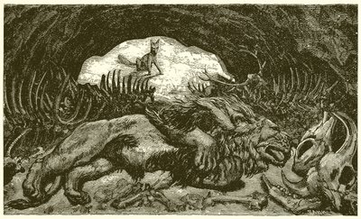 Räven och det sjuka lejonet av Ernest Henry Griset