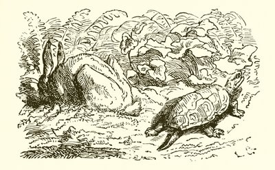 Haren och sköldpaddan av Ernest Henry Griset