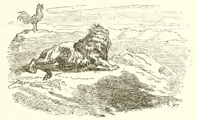 Lejonet och elefanten av Ernest Henry Griset