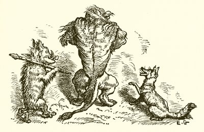 Lejonet, räven och vargen av Ernest Henry Griset