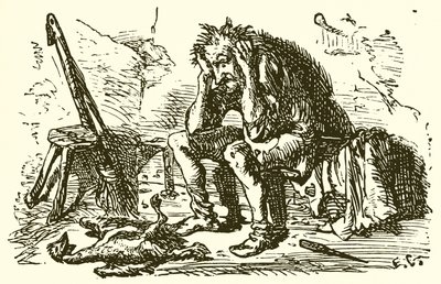 Mannen och hans gås av Ernest Henry Griset