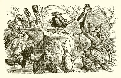 Påfågeln och skatan av Ernest Henry Griset