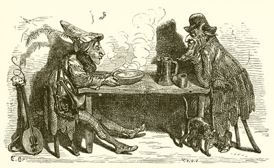 Satyren och resenären av Ernest Henry Griset