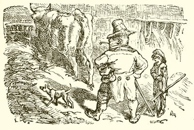Stag i Ox-stallen av Ernest Henry Griset