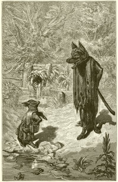 Vargen och Lammet av Ernest Henry Griset