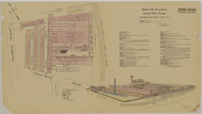 Frankford Ave. och Wheatsheaf Lane, Hexamer General Surveys, 1895 av Ernest Hexamer