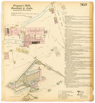 Hexamer General Surveys, volym 11, skylt 960, 1876 av Ernest Hexamer