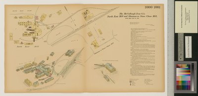 North East Mill och Shannon eller Stone Chase Mill, Maryland, Hexamer General Surveys, 1880 av Ernest Hexamer