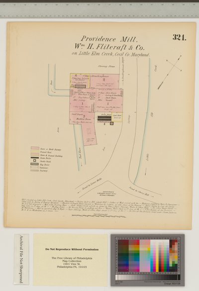 Providence Mill, Little Elk Creek, Maryland, Hexamer General Surveys av Ernest Hexamer