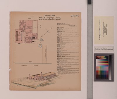 Record Mill, Elkton, Maryland, Hexamer General Surveys, 1884 av Ernest Hexamer