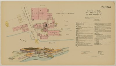 Tabor St. och Olney Road, Hexamer General Surveys, 1894 av Ernest Hexamer