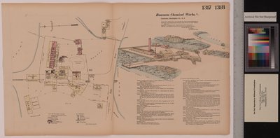 Volym 14, Rancocas Chemical Works, Hexamer General Surveys, Burlington, New Jersey, 1878 av Ernest Hexamer