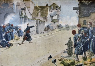 Paul Deroulede i slaget vid Montbeliard av Ernest Jean Delahaye