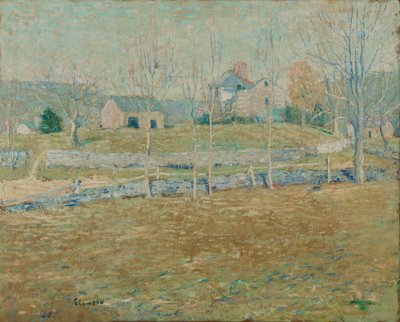 En övergiven gård, ca. 1908. av Ernest Lawson