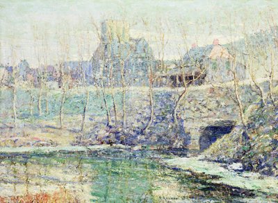 Dimmig dag i mars av Ernest Lawson