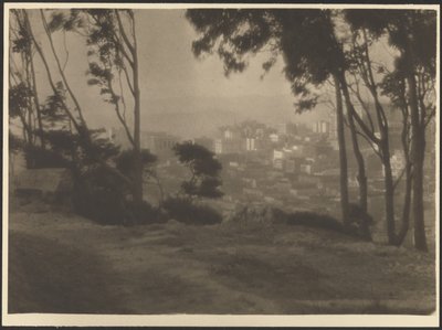Staden från toppen av en kulle av Ernest Mitchell Pratt