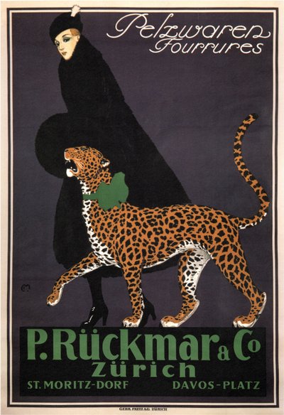 Pälsvaror P. Rückmar & Co, c. 1910 av Ernest Montaut