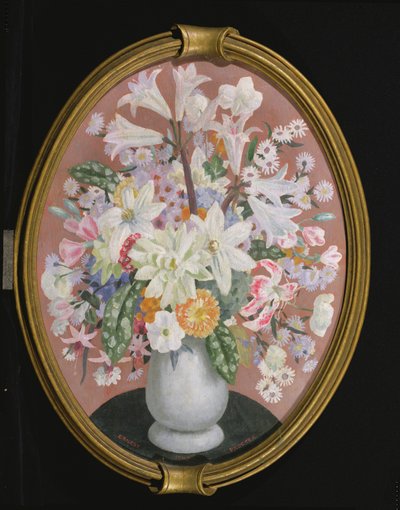 Blommor i en vas, 1927 av Ernest Procter