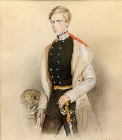 Ärkehertig Ferdinand Maximilian av Österrike 1832-1867, 1850. av Erni von Hüttenbrenner