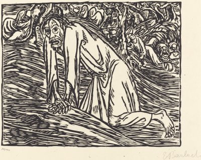 Kristus i Getsemane av Ernst Barlach