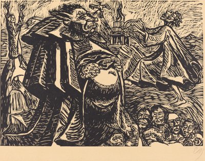 God Belly, 1921. av Ernst Barlach