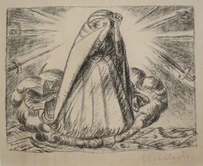 "Grant Us Peace", av Ernst Barlach, 1916, Honolulu Museum of Art, 18782 av Ernst Barlach