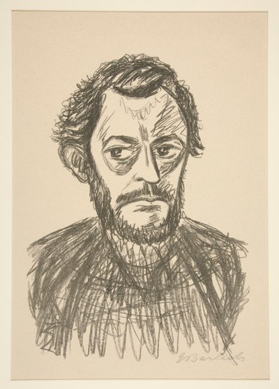 Självporträtt III (Självporträtt III) av Ernst Barlach