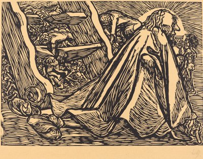 Den gudomliga tiggaren, 1921. av Ernst Barlach