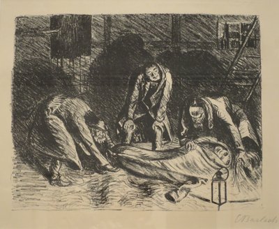 "Den fattiga kusinen", av Ernst Barlach, ca 1917, Honolulu Museum of Art, 13150 av Ernst Barlach