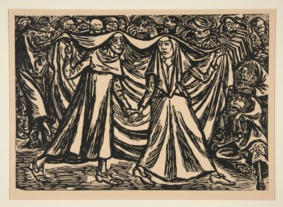 Totentanz II (Dödsdansen II) av Ernst Barlach