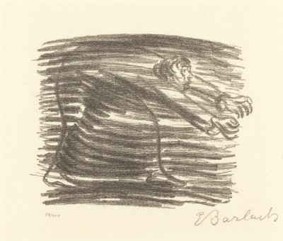 Walk in the Shadow, 1922. av Ernst Barlach