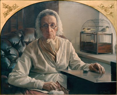 Porträtt av konstnärens mor av Ernst Christian Moser