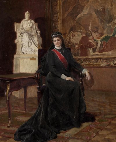Storfurstinnan Maria Pavlovna av Ryssland som änka av Ernst Friedrich von Liphart