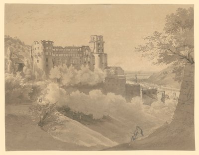 Heidelberg. Utsikt över slottet av Ernst Fries