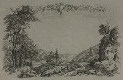 Sex vyer över Heidelbergs slott av Ernst Fries