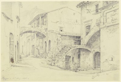 Gata i Terni-Papigno av Ernst Fries
