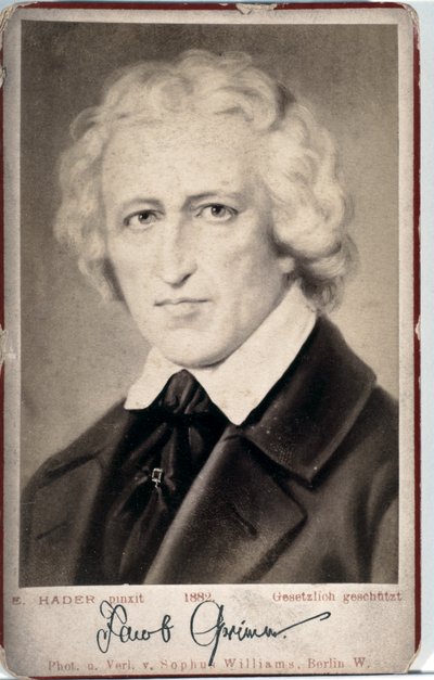 Porträtt av Jacob Grimm av Ernst Hader