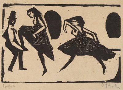 Akrobatisk dans, 1911. av Ernst Ludwig Kirchner