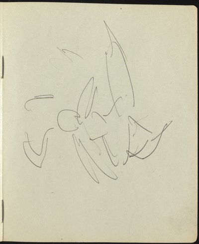 Dansare och artister sida från en skissbok, ca. 1911. av Ernst Ludwig Kirchner