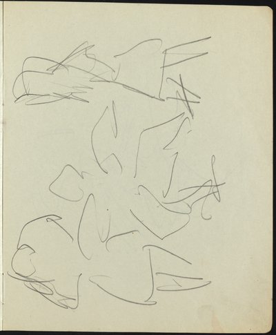 Dansare och artister sida från en skissbok, ca. 1911. av Ernst Ludwig Kirchner