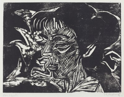 Fanny Wocke, 1916. av Ernst Ludwig Kirchner