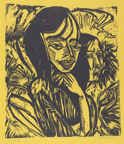 Fehmarn Girls, 1913. av Ernst Ludwig Kirchner