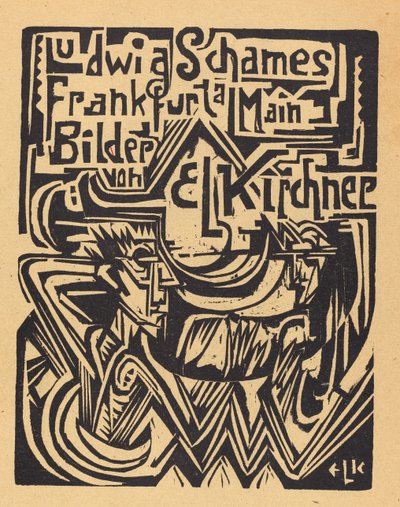 Ludwig Schames Frankfurt a Main Bilder av E L Kirchner Ludwig Schames Frankfurt..., 1919. av Ernst Ludwig Kirchner