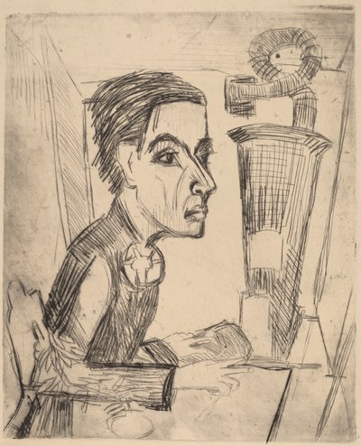 Målaren, 1923. av Ernst Ludwig Kirchner