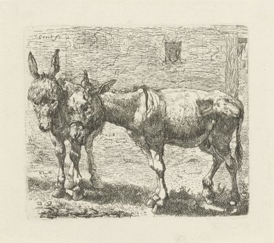 Två åsnor av Ernst Ludwig Creite