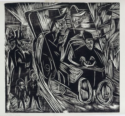 Absalom skipar rätt i sin fars ställe av Ernst Ludwig Kirchner