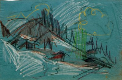 Alp i månskenet av Ernst Ludwig Kirchner
