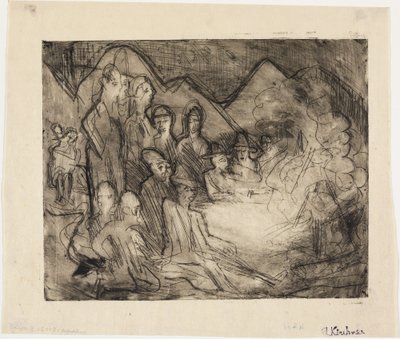 Augustibål av Ernst Ludwig Kirchner